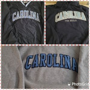 Lot of Vintage UNC sweatshirts and pullover.